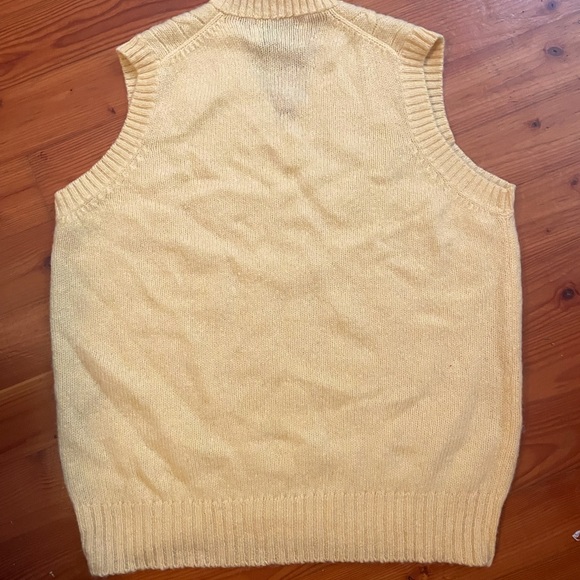 100% SHETLAND WOOL VINTAGE SWEATER VEST - Picture 2 of 7